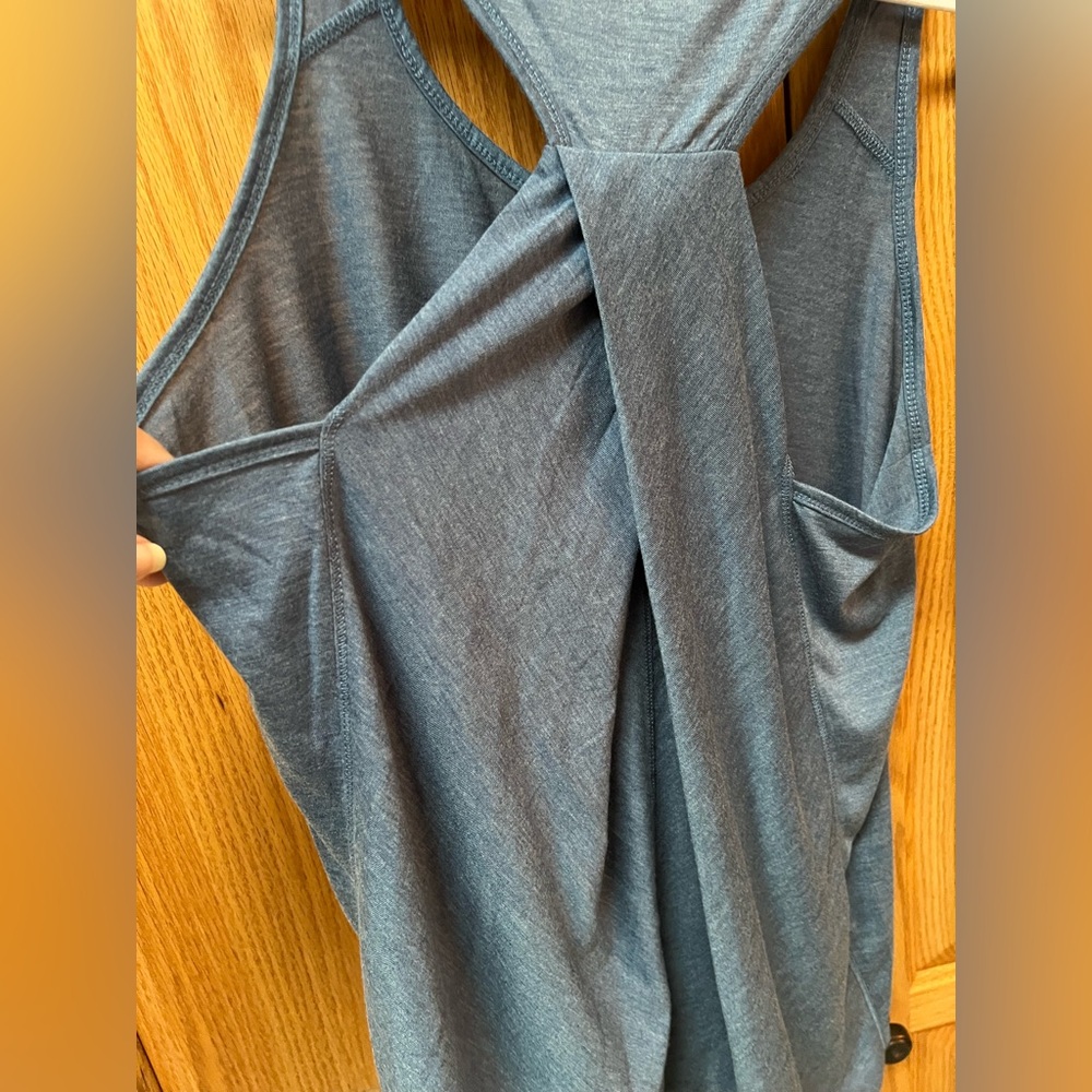 RBX Women's Blue Tank Top, EUC, Size L - Picture 3 of 5